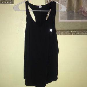 Black tank top